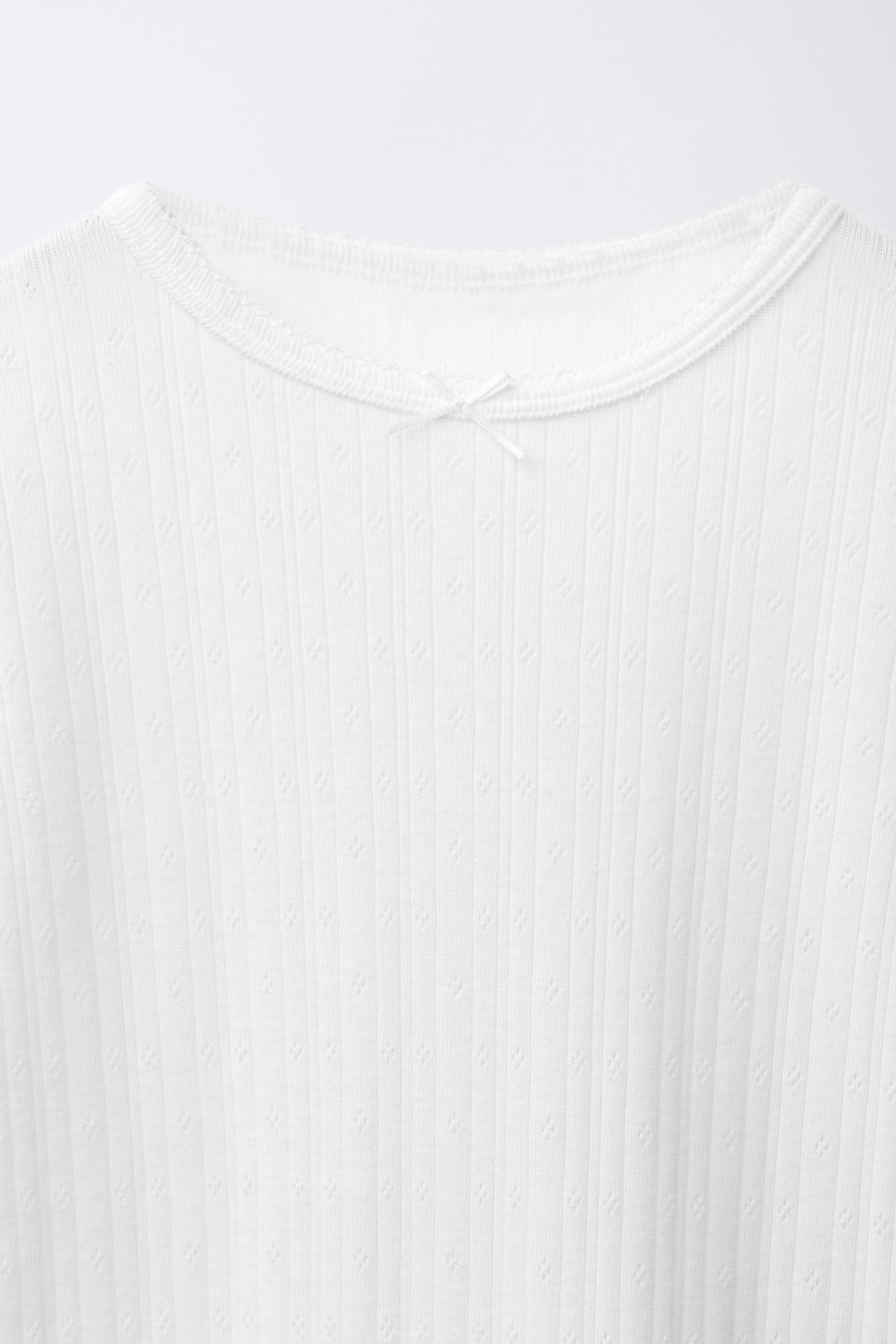 AGES 6-14 / TWO-PACK OF POINTELLE SHIRTS